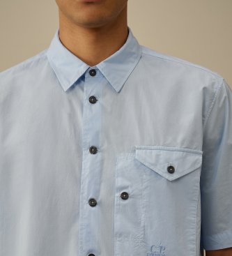 C.P. Company Camisa Bolsillo azul