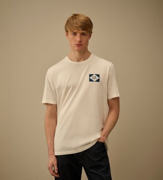C.P. Company T-shirt Ärmel weiß