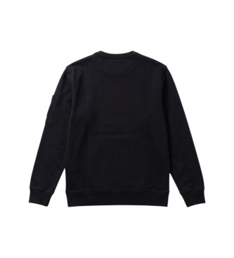 C.P. Company Kids Schwarzer Pullover mit Logo