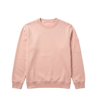 C.P. Company Kids Sudadera logotipo rosa
