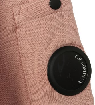 C.P. Company Kids Sudadera logotipo rosa