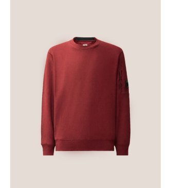 C.P. Company Felpa Crew Lens rossa