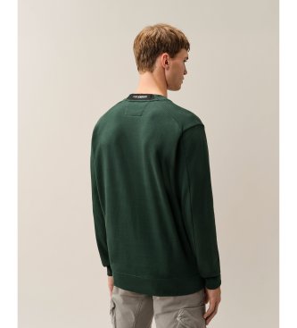 C.P. Company Sudadera Crew Lens verde