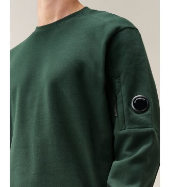 C.P. Company Sudadera Crew Lens verde