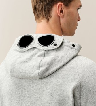 C.P. Company Sudadera Diagonal Raiser gris