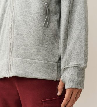 C.P. Company Sudadera Diagonal Raiser gris