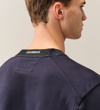 C.P. Company Sweatshirt Diagonal Raiser Lens navy