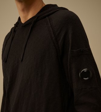 C.P. Company Sudadera logotipo negro