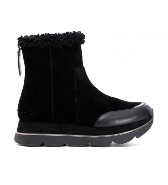 Også Ondartet tumor honning CAFÉ NOIR Leather ankle boots DB6850 black - ESD Store fashion, footwear  and accessories - best brands shoes and designer shoes