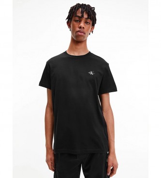 Calvin Klein Pack de 2 camisetas con Monograma negro, blanco