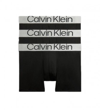 Calvin Klein Confezione da 3 micro boxer in acciaio nero