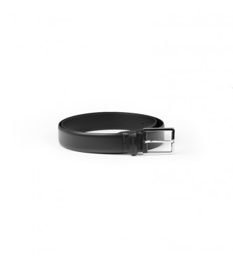 Calvin Klein Black Bombed leather belt