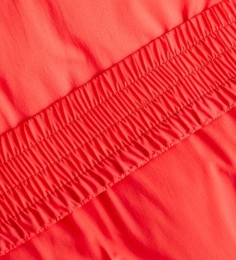 Calvin Klein Pelagem de coluna com cinto vermelho