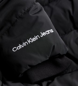 Calvin Klein Jeans Long black plumn coat