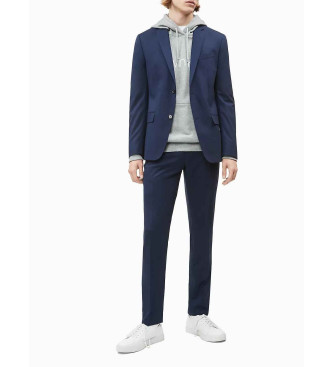 Calvin Klein Slim fit blazer CK blue