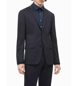 Calvin Klein Blazer aderente CK blu scuro