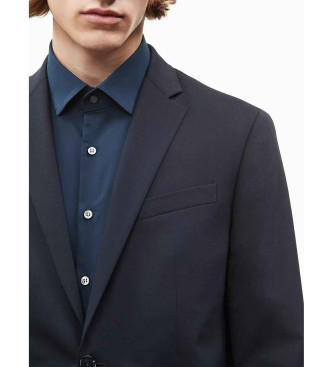 Calvin Klein Schmal geschnittener CK-Blazer in Marineblau