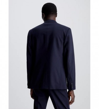 Calvin Klein Dunkle marineblaue Slim Jacket