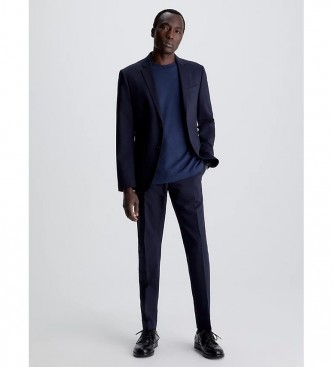 Calvin Klein Dunkle marineblaue Slim Jacket