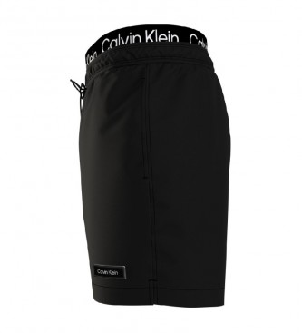 Calvin Klein Costume da bagno nero con doppia cintura