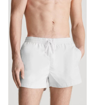 Calvin Klein Short Swimsuit With Drawstring white