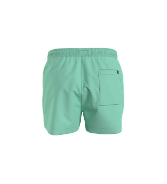 Calvin Klein Turquoise drawstring swim shorts