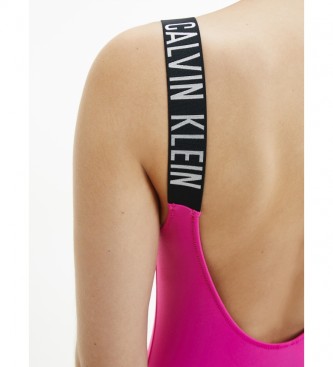 Calvin Klein Swimsuit Scoop Back One Pice pink