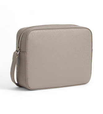 Calvin Klein Skuldertaske med beige logo