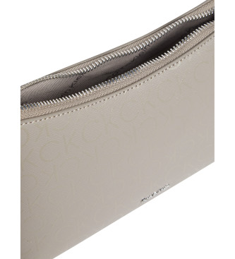 Calvin Klein Bandolera con logo convertible gris