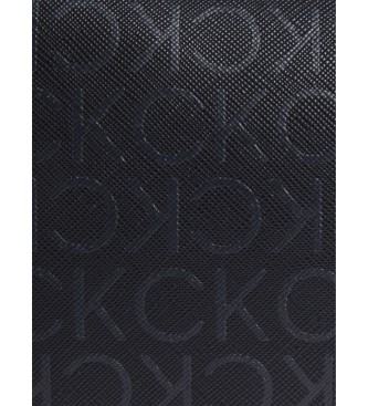 Calvin Klein Preoblikovljiva messenger torba z logotipom črna