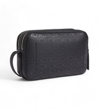 Calvin Klein Bolsa de ombro com logtipo preto