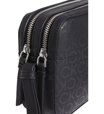 Calvin Klein Bolsa de ombro com logtipo preto