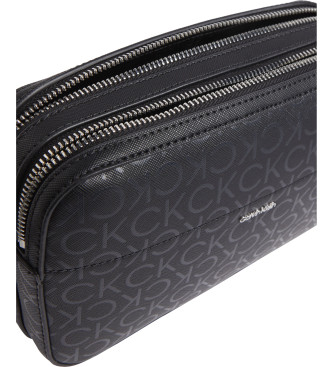 Calvin Klein Bolsa de ombro com logtipo preto