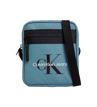 Calvin Klein Sportowa torba na ramię Reporter 18 niebieska