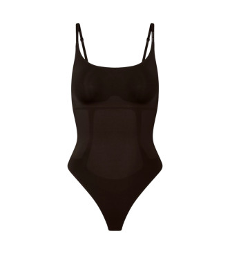 Calvin Klein Nahtloser extra fester Bodysuit schwarz