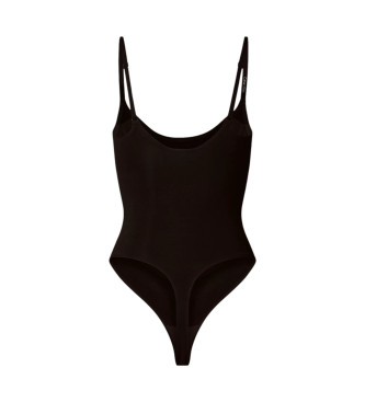 Calvin Klein Nahtloser extra fester Bodysuit schwarz