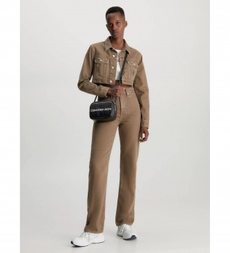 Calvin Klein Jeans Borsa a spalla con logo nero - 13x18x7cm-