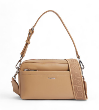 Calvin Klein Brown convertible shoulder bag