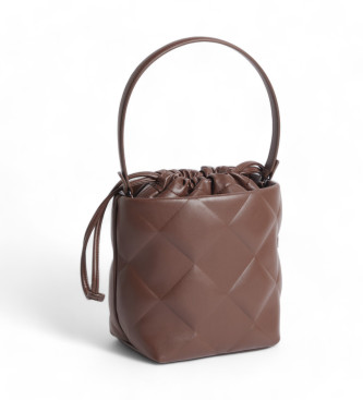 Calvin Klein 2 in 1 brown quilted bag bag