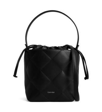 Calvin Klein 2 in 1 quilted bag bag black