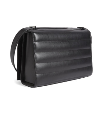 Calvin Klein Bolso de hombro convertible acolchado negro