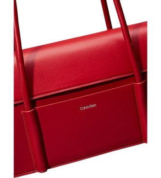 Calvin Klein Bolsa de ombro Linn vermelha