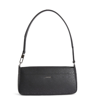 Calvin Klein Bolso de hombro monograma negro