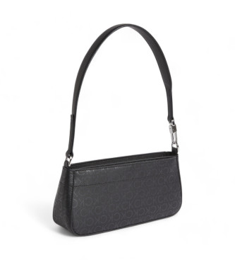 Calvin Klein Bolso de hombro monograma negro