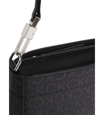 Calvin Klein Zwarte schoudertas met monogram