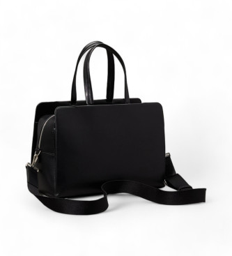 Calvin Klein Bolso de mano de piel negro