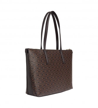 Calvin Klein Must Shooper brown handbag -26x31.5x9cm