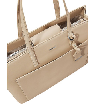 Calvin Klein Medium must shopper tas met bruin vak