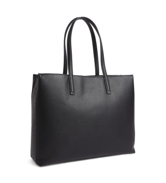 Calvin Klein Sac fourre-tout Saffiano noir