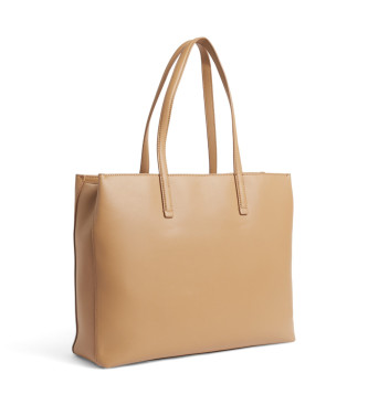 Calvin Klein Bruine shopper sleutelhanger tas